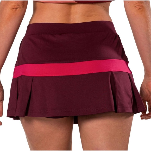 ADIDAS Red/Pink Tennis Mini Skirt Skort [B5] - Picture 2 of 8
